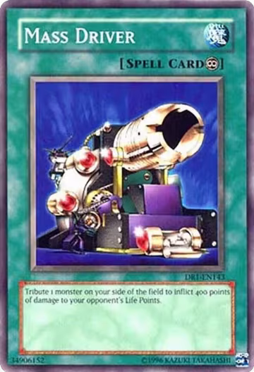Mass Driver (DR1-EN143), Dark Revelation Volume 1 — Yu-Gi-Oh! card price