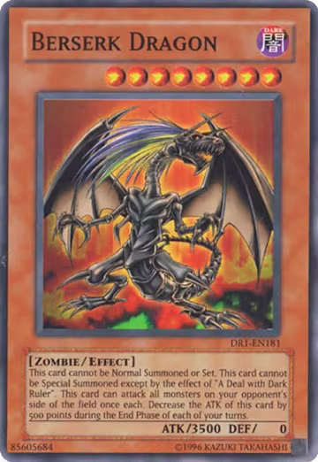 Berserk Dragon (DR1-EN181), Dark Revelation Volume 1 — Yu-Gi-Oh! card price