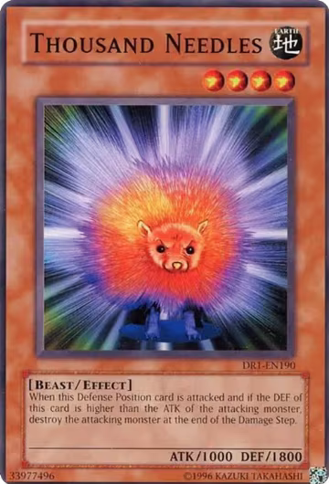 Thousand Needles (DR1-EN190), Dark Revelation Volume 1 — Yu-Gi-Oh! card price