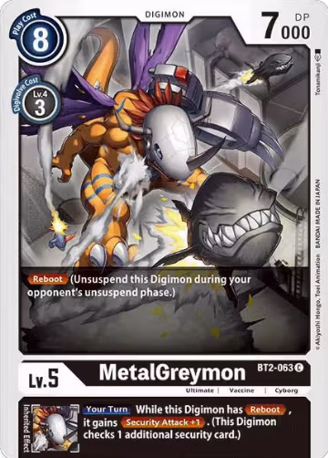 MetalGreymon - BT2-063 (BT2-063 C), Release Special Booster 1.0 — Digimon card price