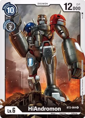 HiAndromon (BT2-064 U), Release Special Booster 1.0 — Digimon card price