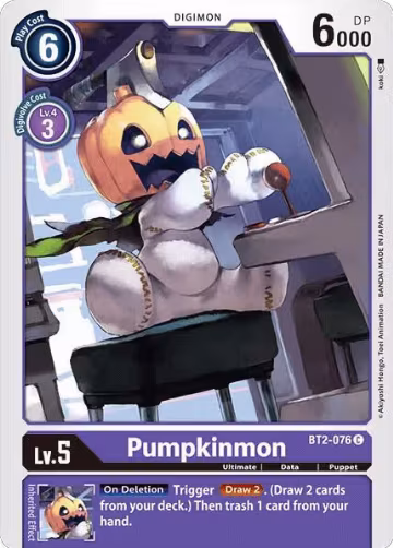 Pumpkinmon (BT2-076 C), Release Special Booster 1.0 — Digimon card price