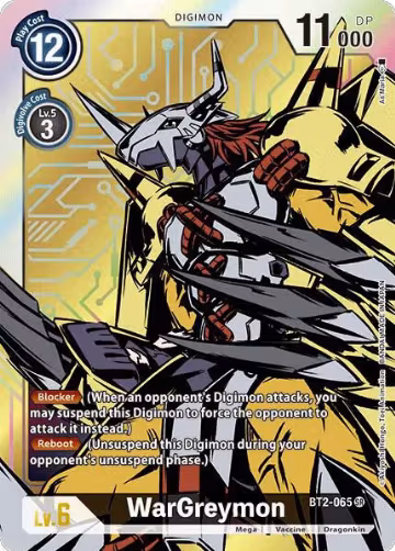 WarGreymon - BT2-065 (Alternate Art) (BT2-065 SR) — card price