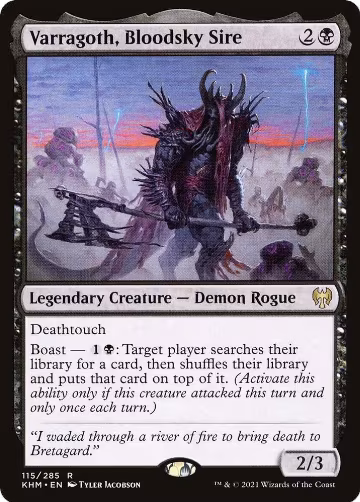 Varragoth, Bloodsky Sire (115), Kaldheim — Magic card price