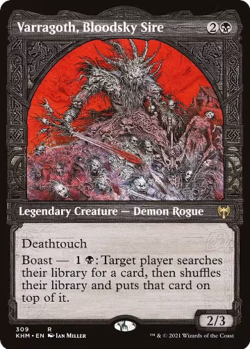 Varragoth, Bloodsky Sire (Showcase) (309), Kaldheim — Magic card price
