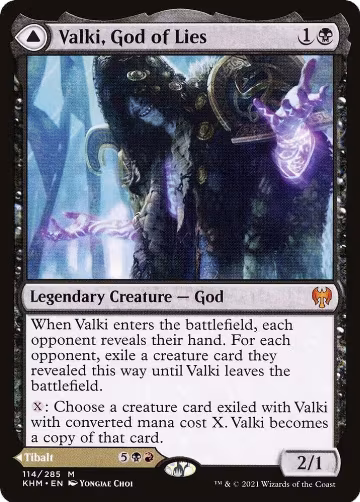 Valki, God of Lies (114), Kaldheim — Magic card price