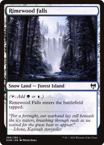Rimewood Falls (266), Kaldheim — Magic card price