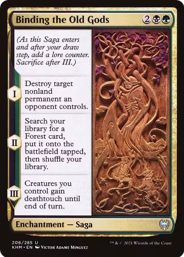 Binding the Old Gods (206), Kaldheim — Magic card price