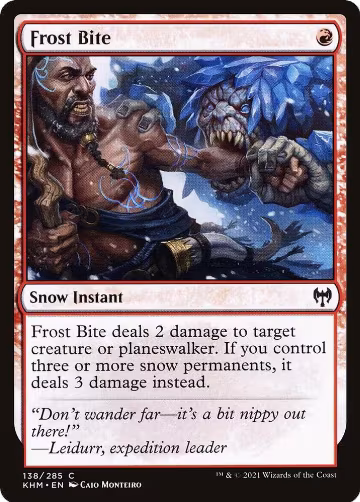 Frost Bite (138), Kaldheim — Magic card price