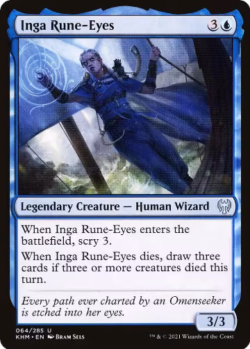 Inga Rune-Eyes (64), Kaldheim — Magic card price