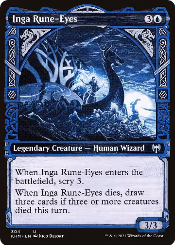 Inga Rune-Eyes (Showcase) (304), Kaldheim — Magic card price