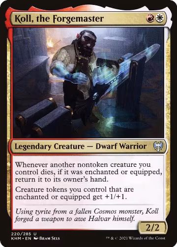 Koll, the Forgemaster (220), Kaldheim — Magic card price