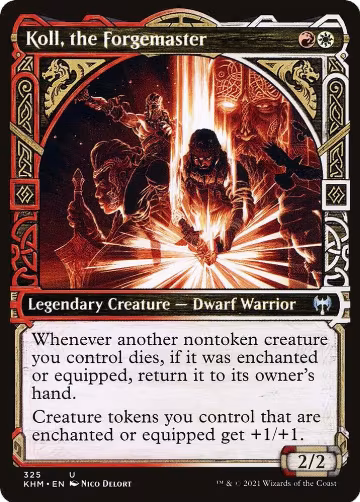 Koll, the Forgemaster (Showcase) (325), Kaldheim — Magic card price