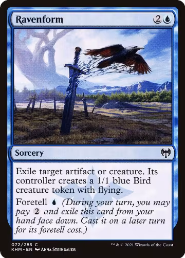 Ravenform (72), Kaldheim — Magic card price