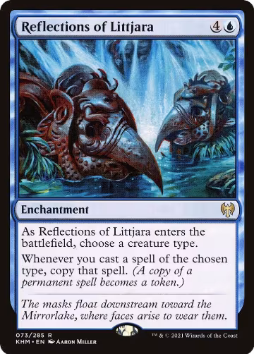 Reflections of Littjara (73), Kaldheim — Magic card price