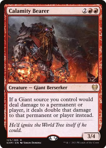 Calamity Bearer (125), Kaldheim — Magic card price
