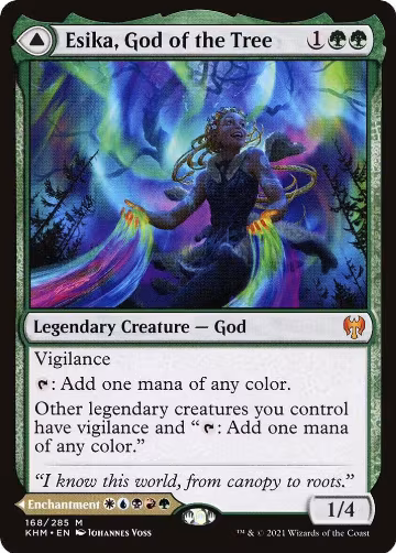 Esika, God of the Tree (168), Kaldheim — Magic card price