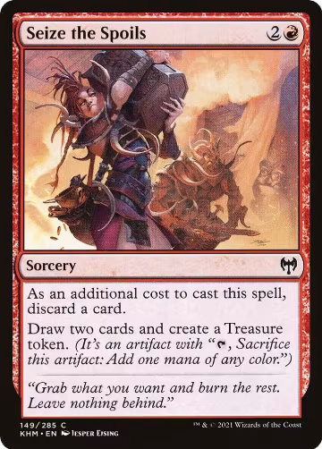 Seize the Spoils (149), Kaldheim — Magic card price