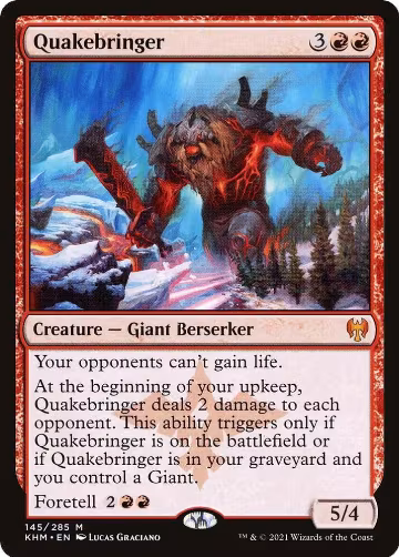 Quakebringer (145), Kaldheim — Magic card price