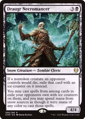 Draugr Necromancer (86), Kaldheim — Magic card price