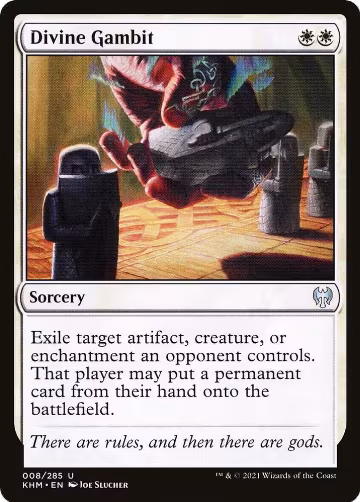 Divine Gambit (8), Kaldheim — Magic card price