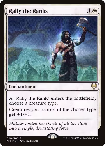 Rally the Ranks (20), Kaldheim — Magic card price