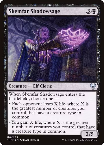Skemfar Shadowsage (110), Kaldheim — Magic card price