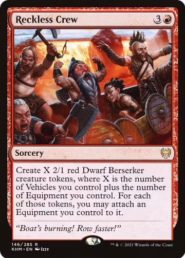 Reckless Crew (146), Kaldheim — Magic card price