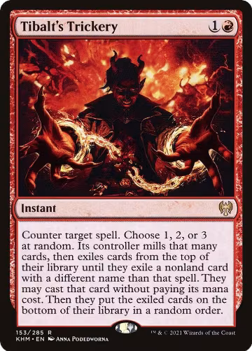 Tibalt's Trickery (153), Kaldheim — Magic card price