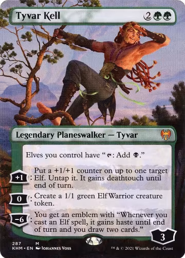 Tyvar Kell (Borderless) (287), Kaldheim — Magic card price