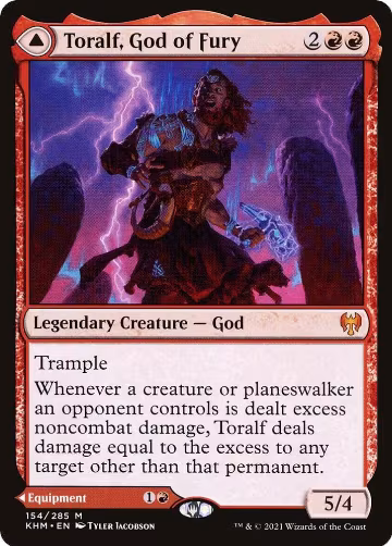 Toralf, God of Fury (154), Kaldheim — Magic card price