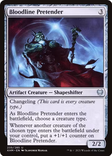 Bloodline Pretender (235), Kaldheim — Magic card price