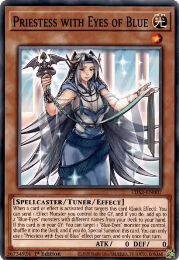 Priestess with Eyes of Blue (LDS2-EN007), Legendary Duelists: Season 2 — Yu-Gi-Oh! card price