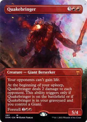 Quakebringer (Borderless) (297), Kaldheim — Magic card price