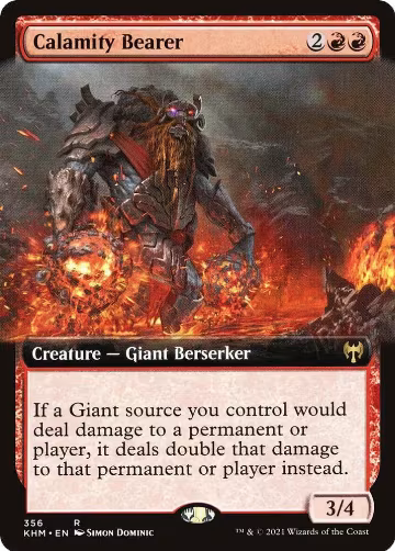 Calamity Bearer (Extended Art) (356), Kaldheim — Magic card price