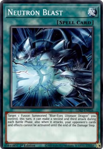 Neutron Blast (LDS2-EN026), Legendary Duelists: Season 2 — Yu-Gi-Oh! card price