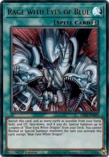 Rage with Eyes of Blue (LDS2-EN029), Legendary Duelists: Season 2 — Yu-Gi-Oh! card price