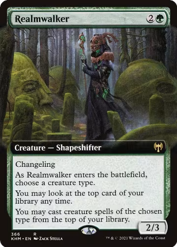 Realmwalker (Extended Art) (366), Kaldheim — Magic card price