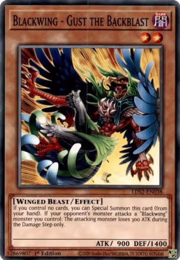 Blackwing - Gust the Backblast (LDS2-EN038), Legendary Duelists: Season 2 — Yu-Gi-Oh! card price