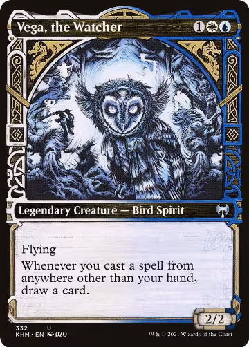 Vega, the Watcher (Showcase) (332), Kaldheim — Magic card price