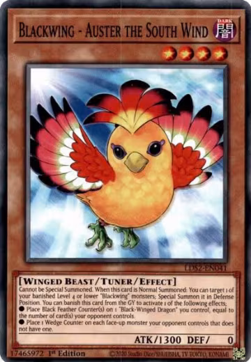 Blackwing - Auster the South Wind (LDS2-EN041), Legendary Duelists: Season 2 — Yu-Gi-Oh! card price