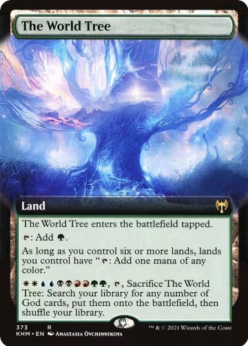 The World Tree (Extended Art) (373), Kaldheim — Magic card price