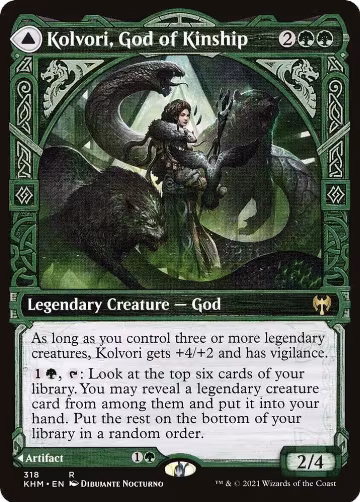 Kolvori, God of Kinship (Showcase) (318), Kaldheim — Magic card price