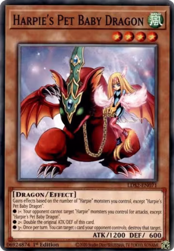 Harpie's Pet Baby Dragon (LDS2-EN071), Legendary Duelists: Season 2 — Yu-Gi-Oh! card price