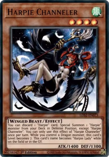 Harpie Channeler (LDS2-EN073), Legendary Duelists: Season 2 — Yu-Gi-Oh! card price