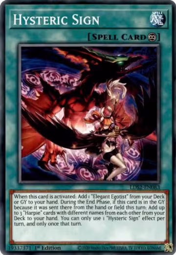 Hysteric Sign (LDS2-EN083), Legendary Duelists: Season 2 — Yu-Gi-Oh! card price