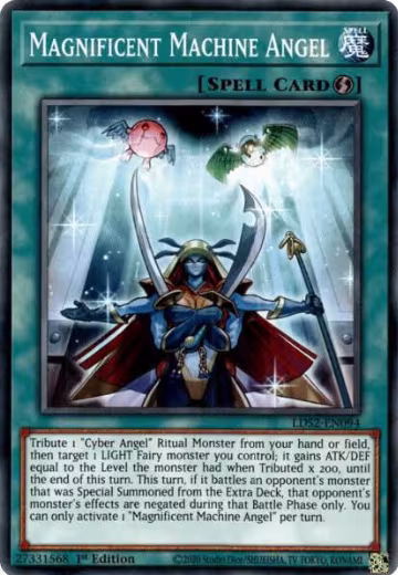 Magnificent Machine Angel (LDS2-EN094), Legendary Duelists: Season 2 — Yu-Gi-Oh! card price