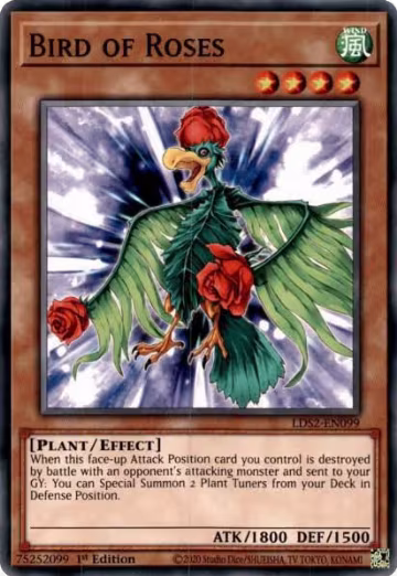 Bird of Roses (LDS2-EN099), Legendary Duelists: Season 2 — Yu-Gi-Oh! card price