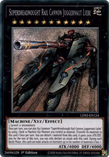 Superdreadnought Rail Cannon Juggernaut Liebe (LDS2-EN124), Legendary Duelists: Season 2 — Yu-Gi-Oh! card price