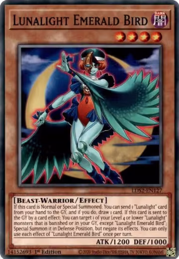 Lunalight Emerald Bird (LDS2-EN127), Legendary Duelists: Season 2 — Yu-Gi-Oh! card price